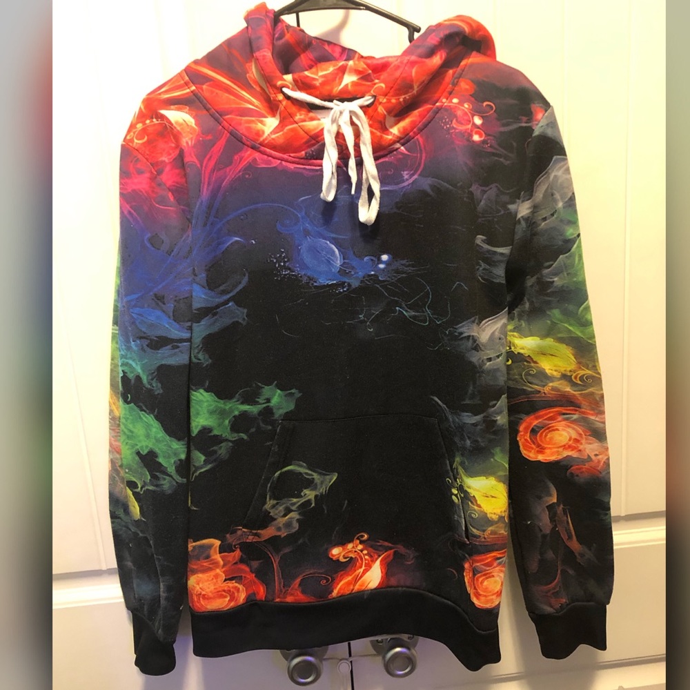 Bright print sweatshirt